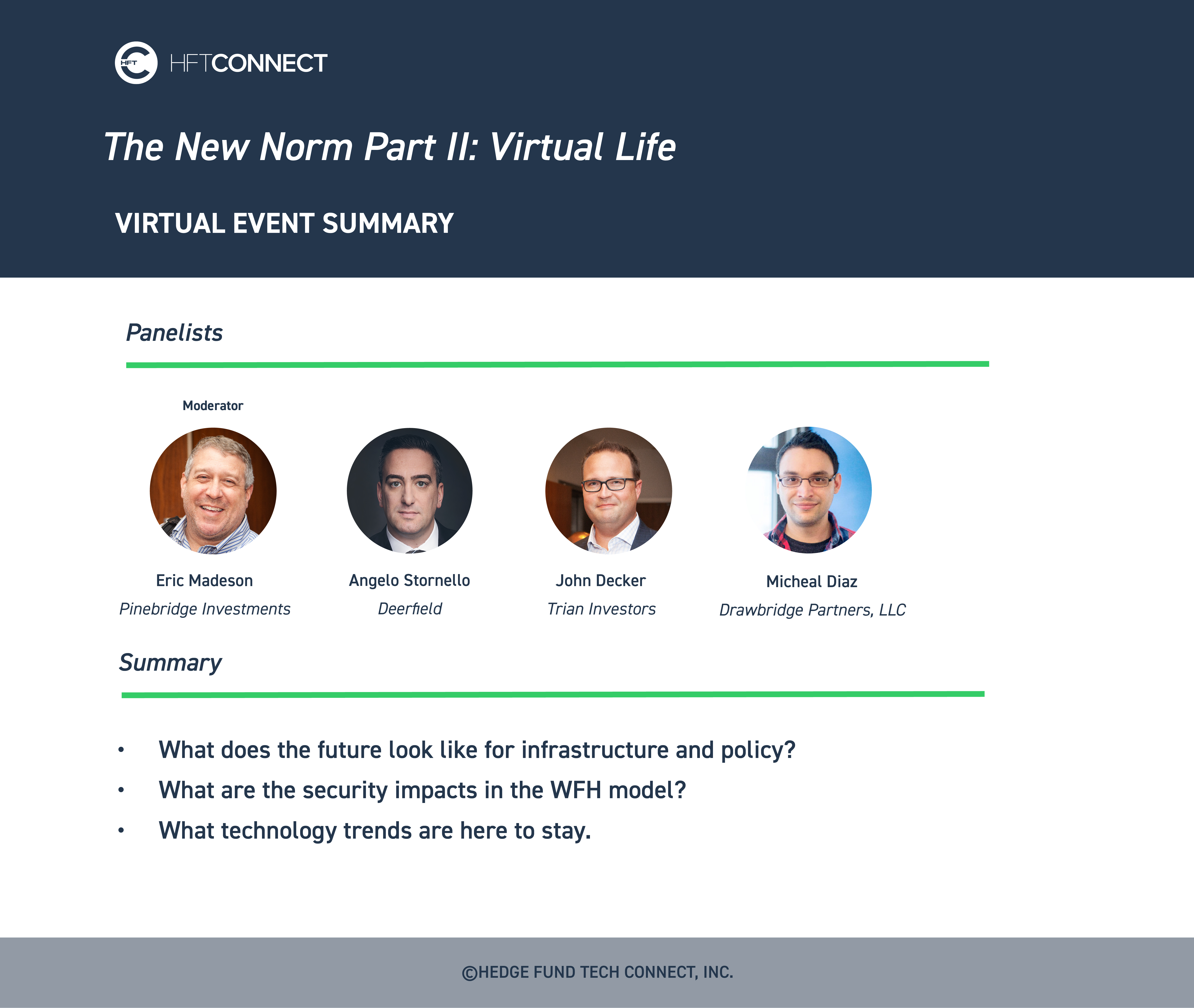 past event, The New Norm Part II: Virtual Life 10/01/2020