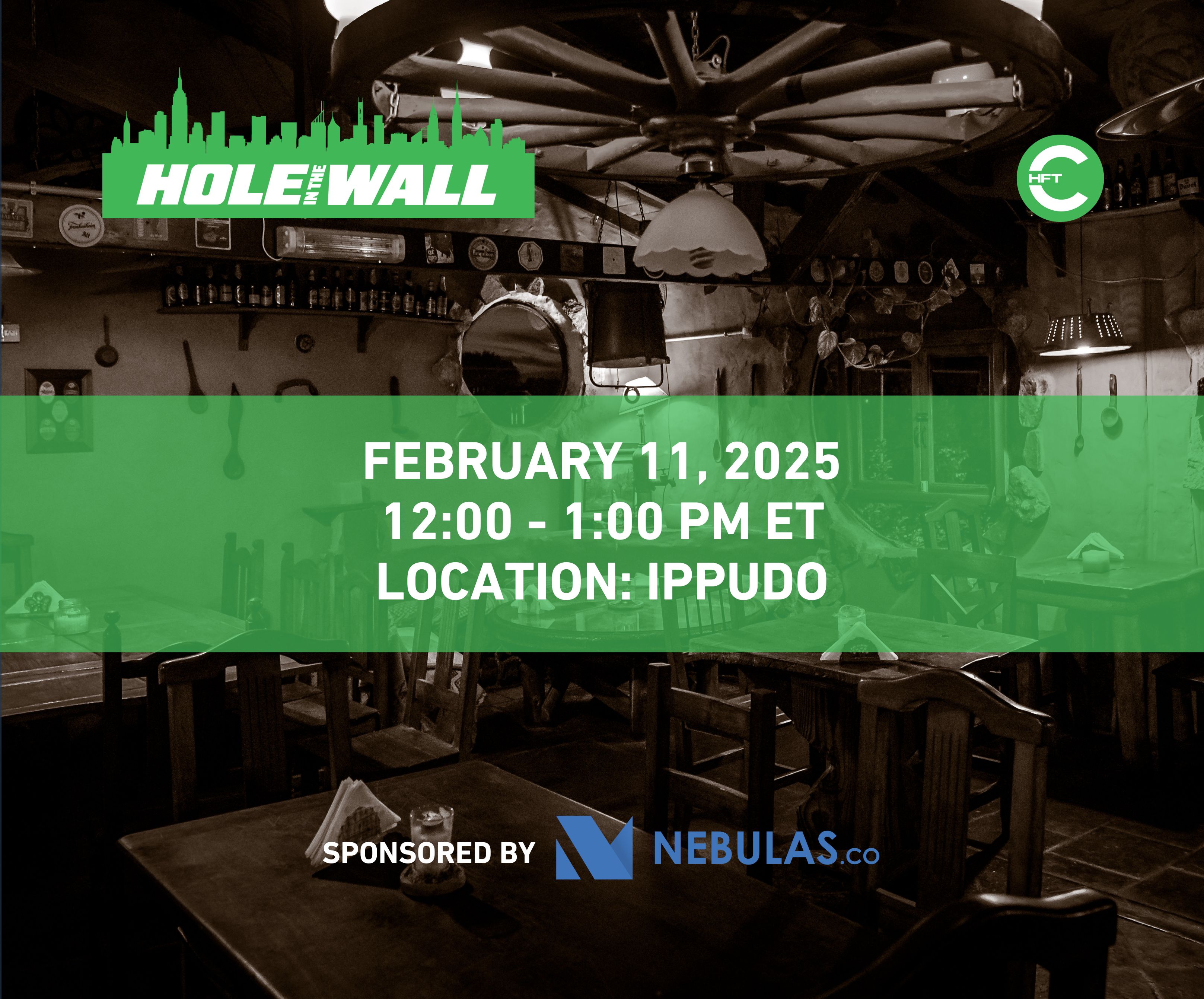 past event, Hole In The Wall Lunch 2/11