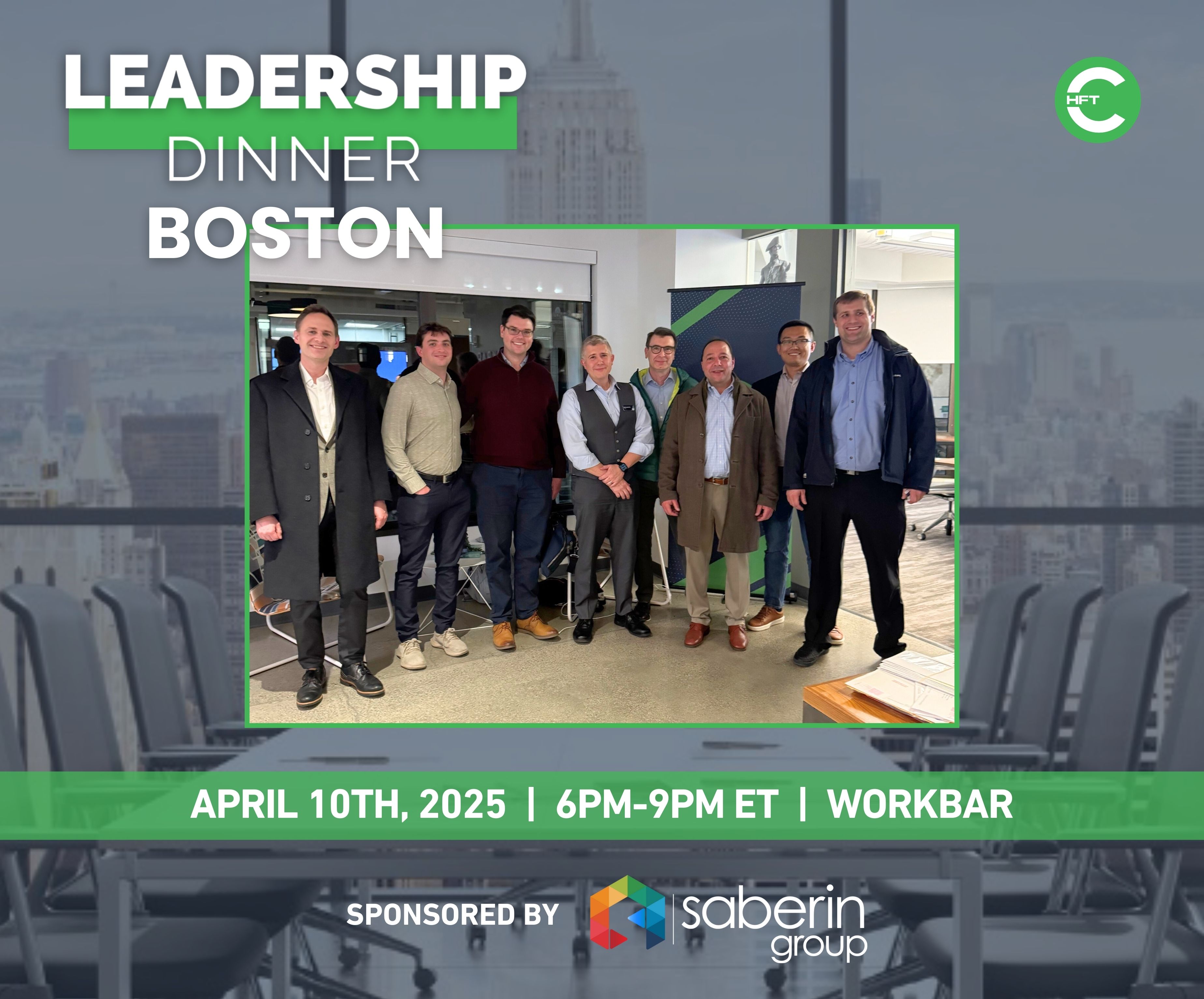 past event, Leadership Dinner Boston 4/10